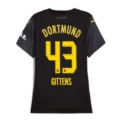 Borussia Dortmund Jamie Bynoe-Gittens #43 Gostujuci Dres za Ženska 2024-25 Kratak Rukav